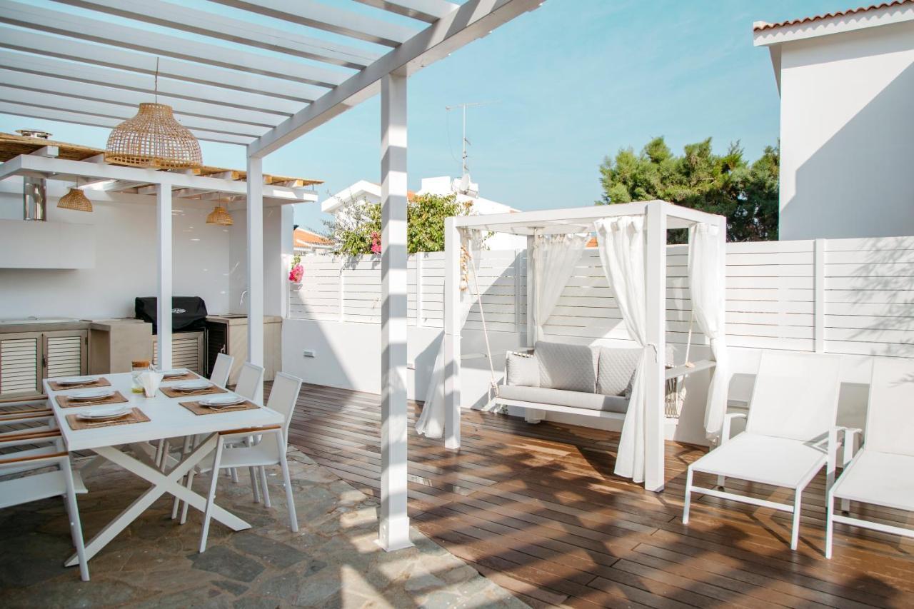 פאראלימני Island Home Seaside Villa מראה חיצוני תמונה