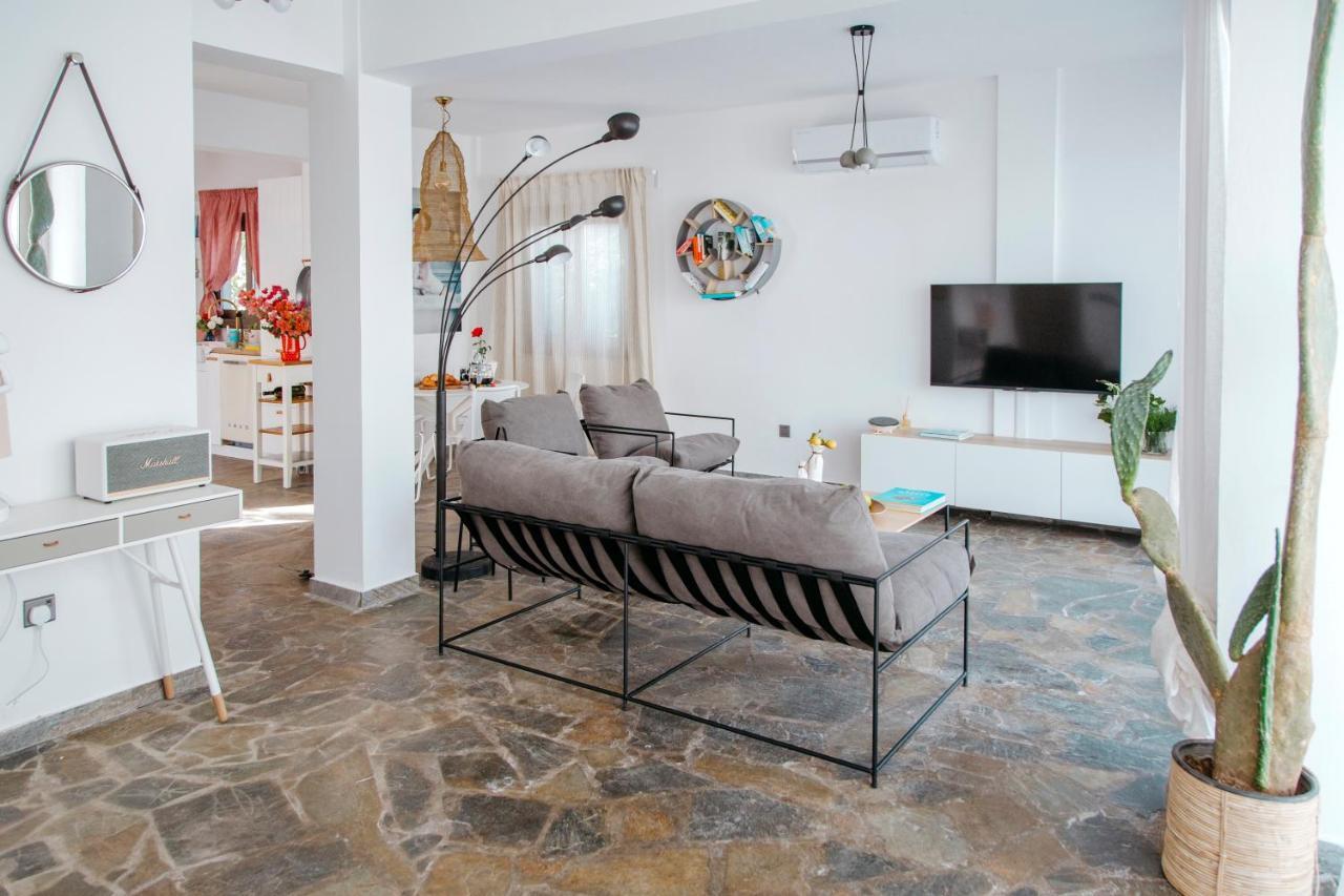 פאראלימני Island Home Seaside Villa מראה חיצוני תמונה
