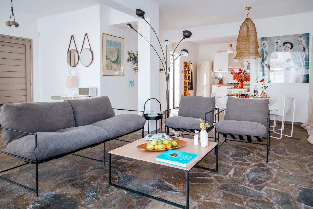 פאראלימני Island Home Seaside Villa מראה חיצוני תמונה